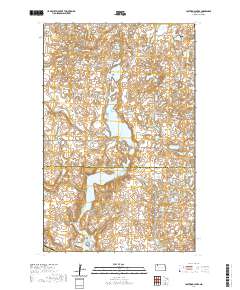 Lostwood Lakes 2020 topographic map thumbnail