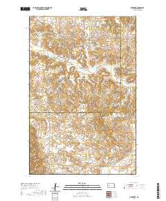 Mandaree 2020 topographic map thumbnail