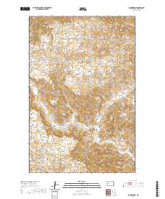 Mandaree NE 2020 topographic map thumbnail