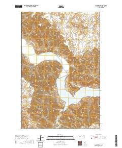 Mandaree SW 2020 topographic map thumbnail