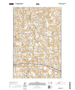 Michigan East 2020 topographic map thumbnail