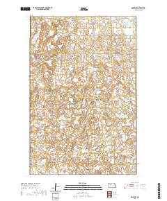 Minot SW 2020 topographic map thumbnail