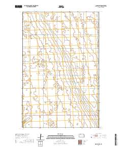 Mohall SW 2020 topographic map thumbnail