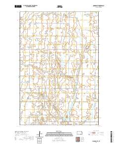 Monango SW 2020 topographic map thumbnail
