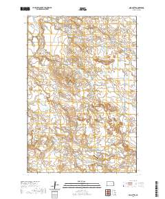 Mud Buttes 2020 topographic map thumbnail