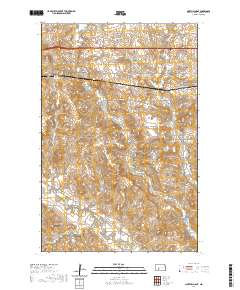 North Almont 2020 topographic map thumbnail