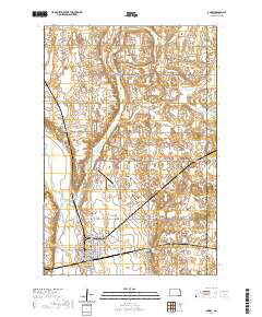 Oakes 2020 topographic map thumbnail