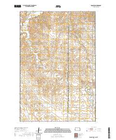Odland Dam 2020 topographic map thumbnail