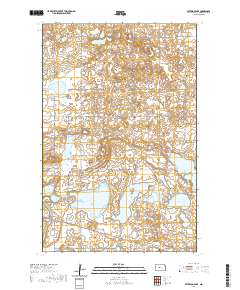 Peterson Lake 2020 topographic map thumbnail