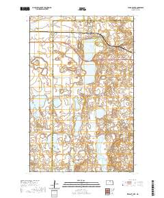 Pleasant Lake 2020 topographic map thumbnail