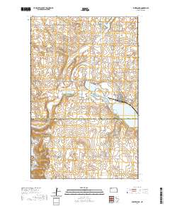 Powers Lake 2020 topographic map thumbnail