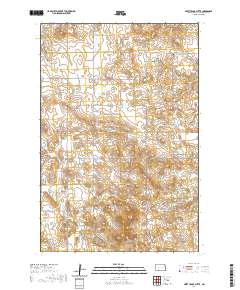 Pretty Rock Butte 2020 topographic map thumbnail