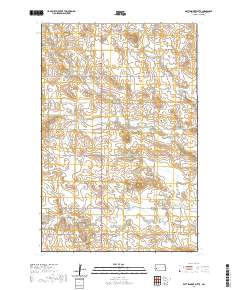 Rattlesnake Butte 2020 topographic map thumbnail