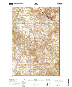 Rhame 2020 topographic map thumbnail