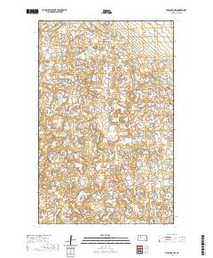 Rice Lake NW 2020 topographic map thumbnail