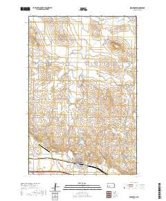 Richardton 2020 topographic map thumbnail