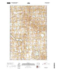 Rush Lake 2020 topographic map thumbnail
