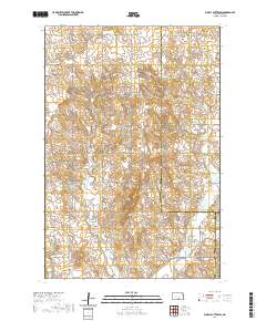 Schell Buttes SW 2020 topographic map thumbnail