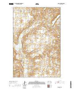 Shell Lake 2020 topographic map thumbnail
