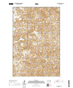 Siebold Lake 2020 topographic map thumbnail