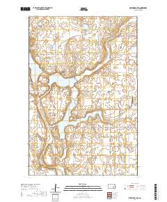 Spiritwood Lake 2020 topographic map thumbnail