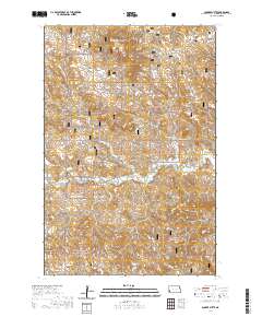 Square Butte 2020 topographic map thumbnail
