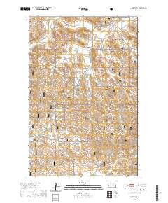 West of Flat Rock Butte 2020 topographic map thumbnail