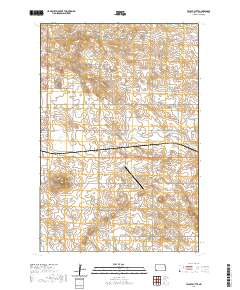 Talbot Butte 2020 topographic map thumbnail