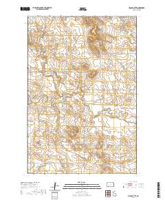 Taylor Butte 2020 topographic map thumbnail