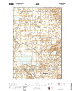 Turtle Lake 2020 topographic map thumbnail