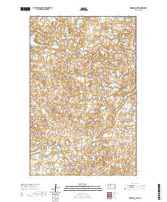 Underdahl Lake 2020 topographic map thumbnail