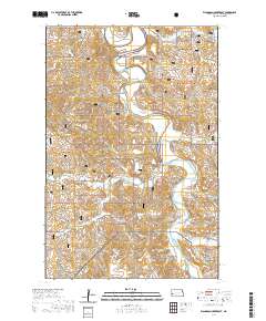 Wannagan Creek East 2020 topographic map thumbnail