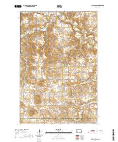 White Butte NE 2020 topographic map thumbnail