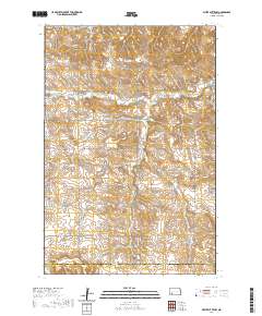 White Butte NW 2020 topographic map thumbnail