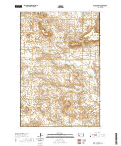 White Butte West 2020 topographic map thumbnail