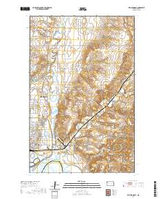 Williston East 2020 topographic map thumbnail
