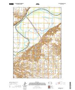 Williston SW 2020 topographic map thumbnail