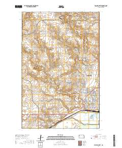 Williston West 2020 topographic map thumbnail