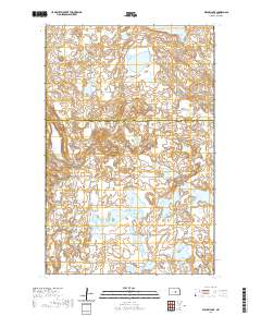 Willow Lake 2020 topographic map thumbnail