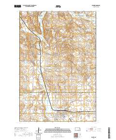Wishek 2020 topographic map thumbnail