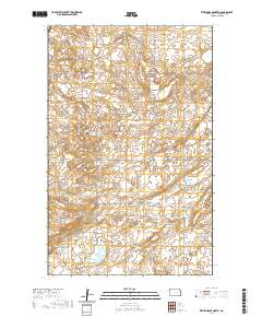 Writing Rock North 2020 topographic map thumbnail