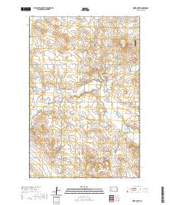 Ziner Butte 2020 topographic map thumbnail