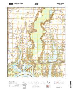 Arkansas Post 2020 topographic map thumbnail