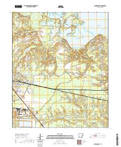 Ashdown East 2020 topographic map thumbnail