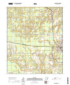 Ashdown West 2020 topographic map thumbnail