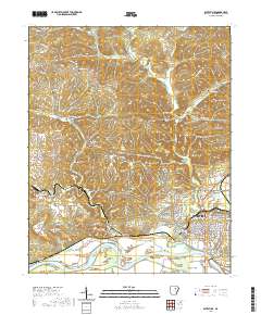 Batesville 2020 topographic map thumbnail