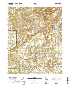 Bee Branch 2020 topographic map thumbnail