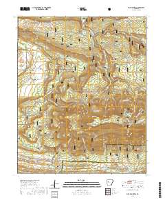 Blue Mountain 2020 topographic map thumbnail