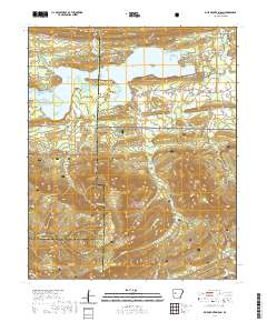 Blue Mountain Dam 2020 topographic map thumbnail