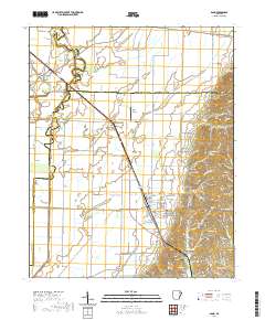 Bono 2020 topographic map thumbnail